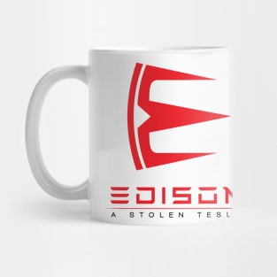 Edison, a stolen Tesla - red Mug